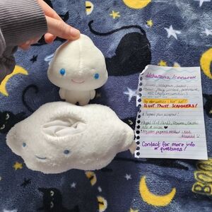 Charming White Plush Toy Duo